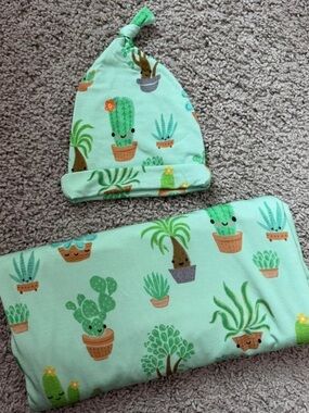 LAST CHANCE* Little Sleepies Succulents Swaddle Set